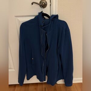 Five‎ Four Men's Zip Up Blue Sweater